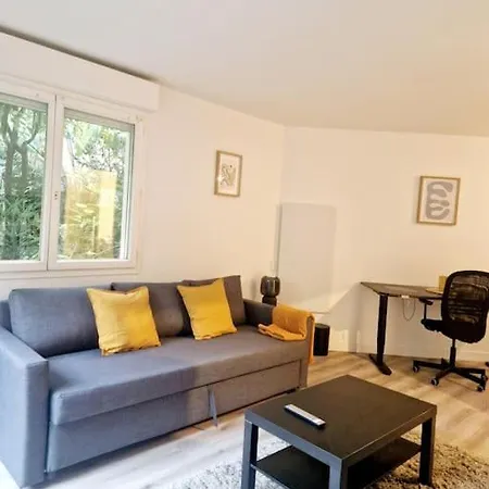 Charmant Studio Au Coeur De Boulogne Avec Jardin Exterior photo